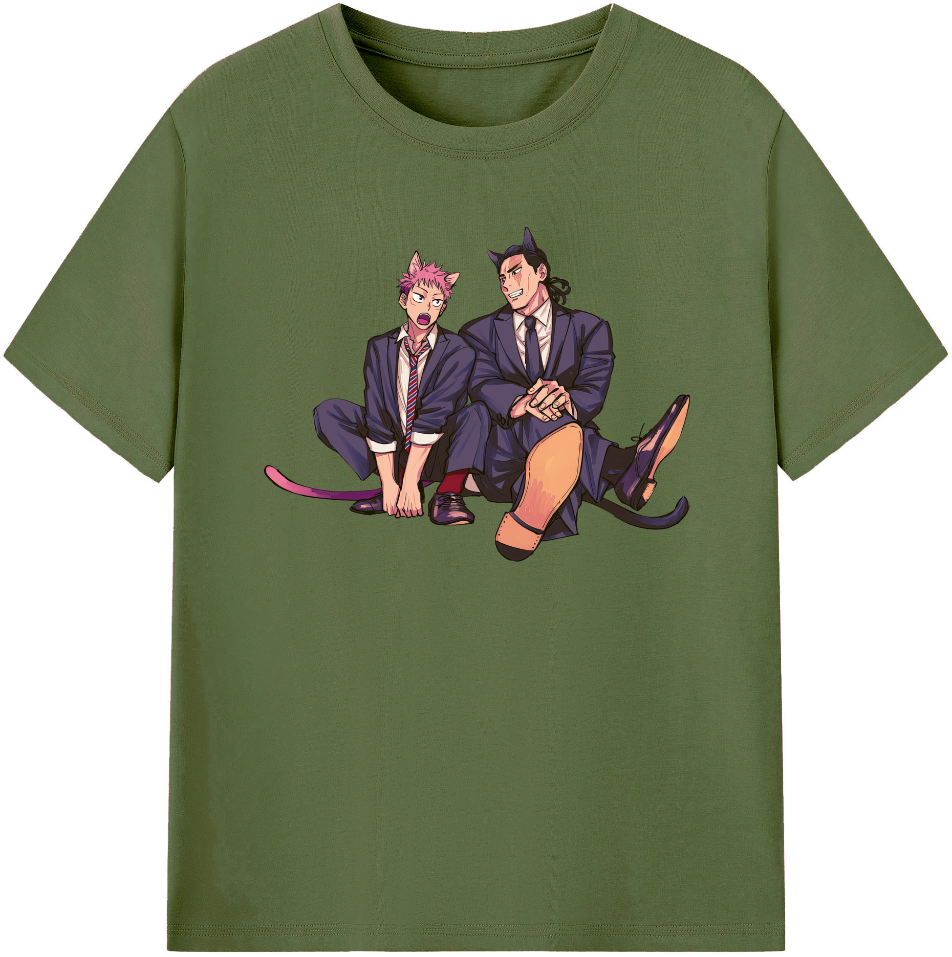（画像用） 呪術廻戦 Jujutsu Kaisen 綿100％半袖Tシャツ（フロントプリント）